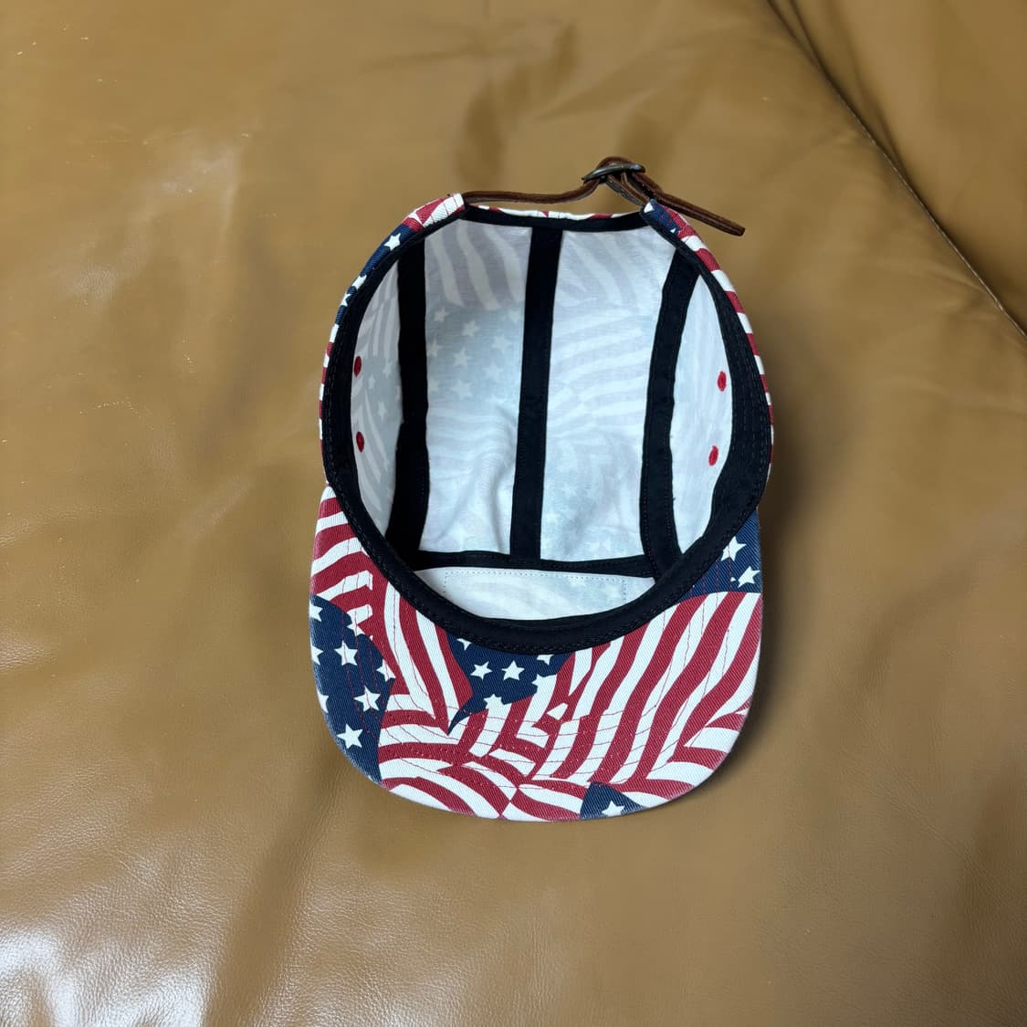 슈프림 캠프캡 모자 박스로고 USA 성조기 상품이미지6