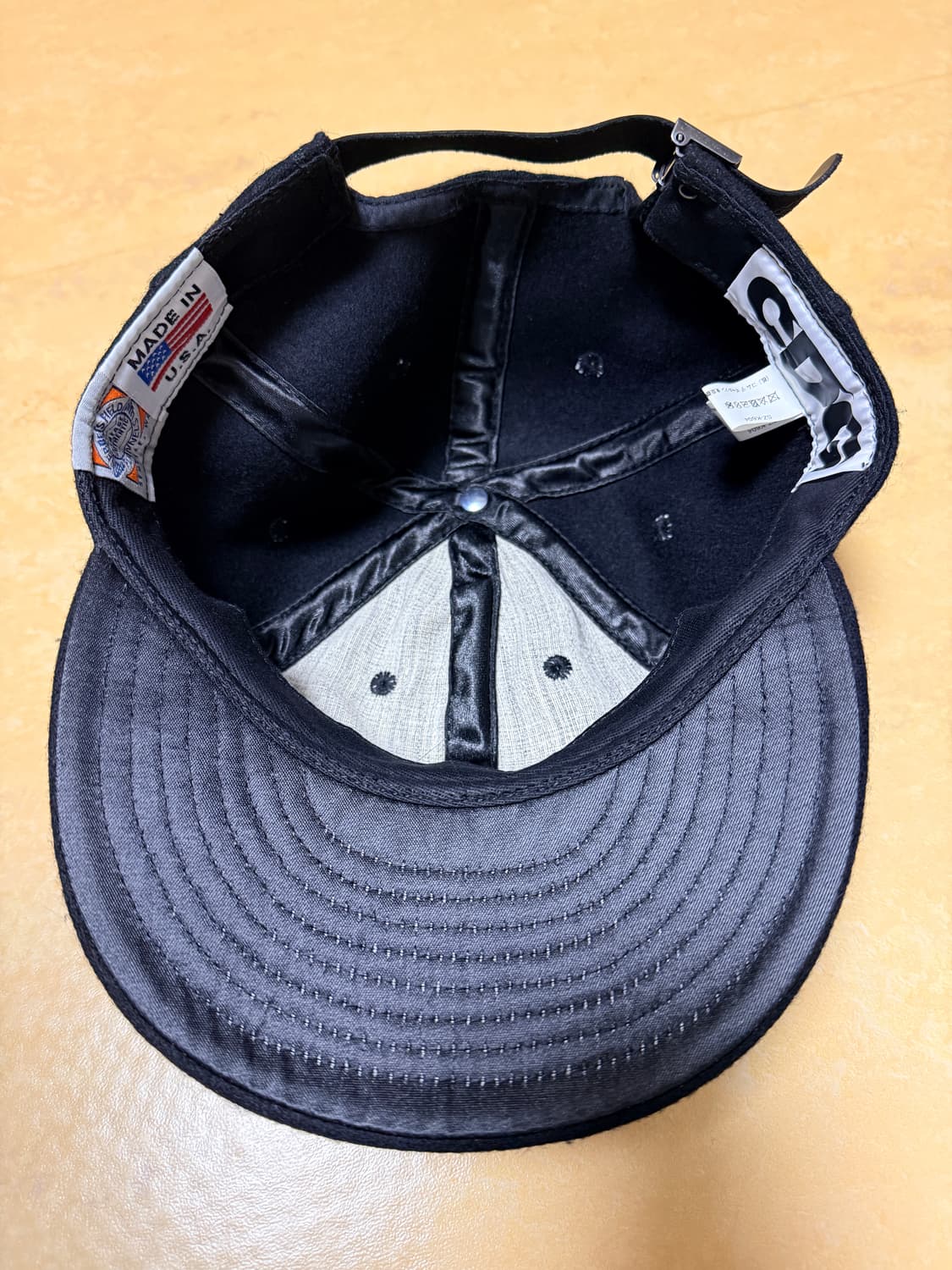 CDG x 이벳 필드 빈티지 볼캡 블랙 상품이미지4