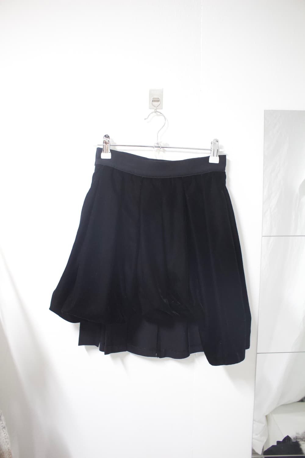 velvet mix wool skirt 상품이미지6