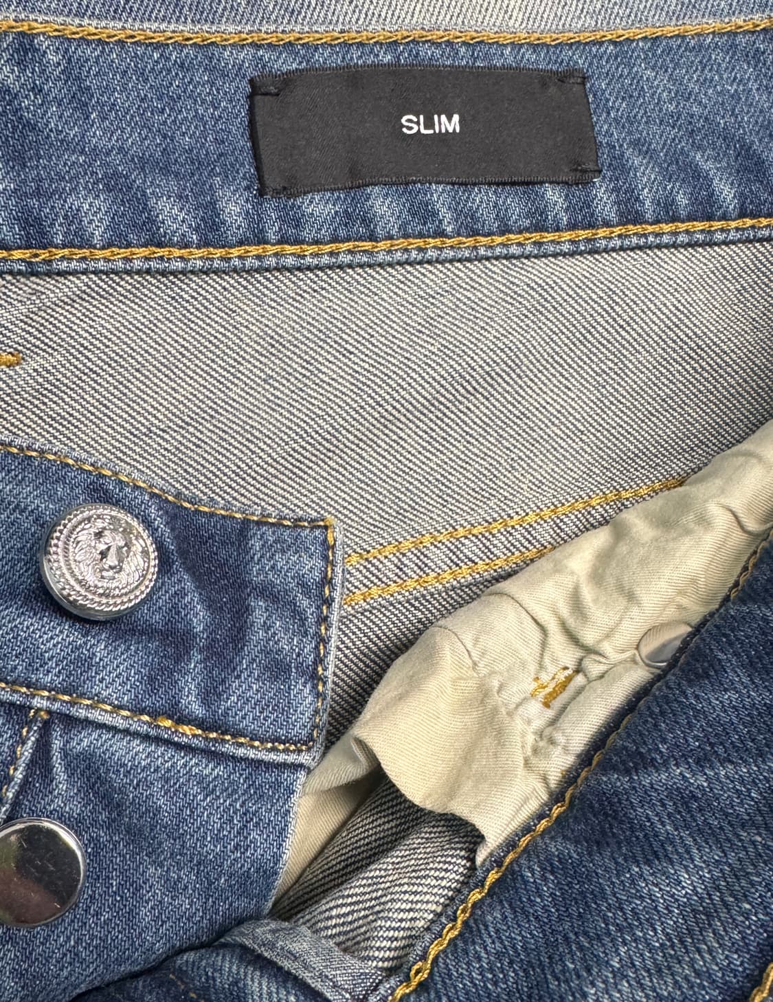 BALMAIN 발망 페이디드 슬림핏 데님 32 상품이미지8