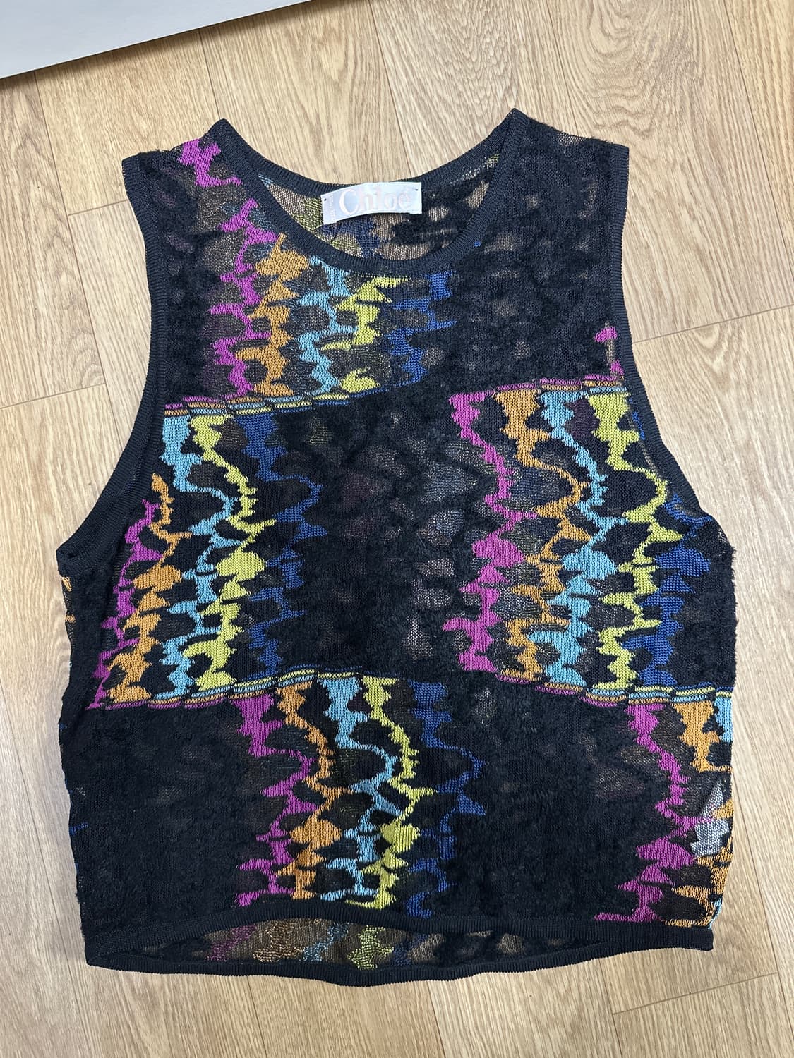 끌로에 시스루 탑 상품이미지2