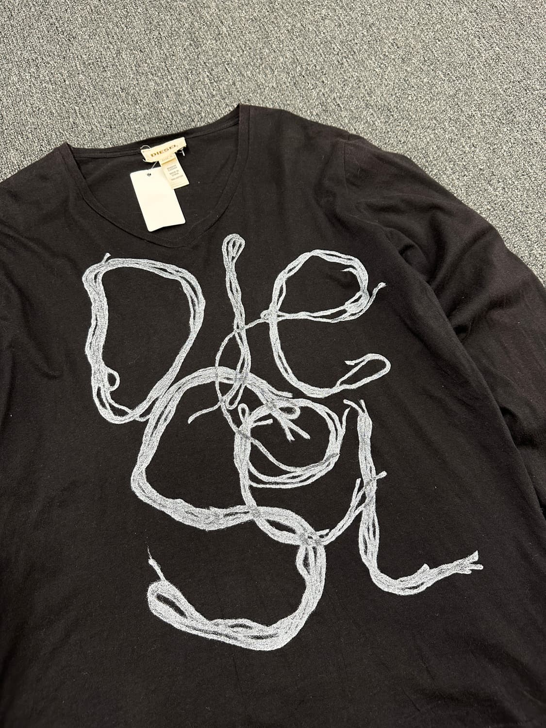 M) 디젤 y2k 그런지 긴팔티셔츠 상품이미지3