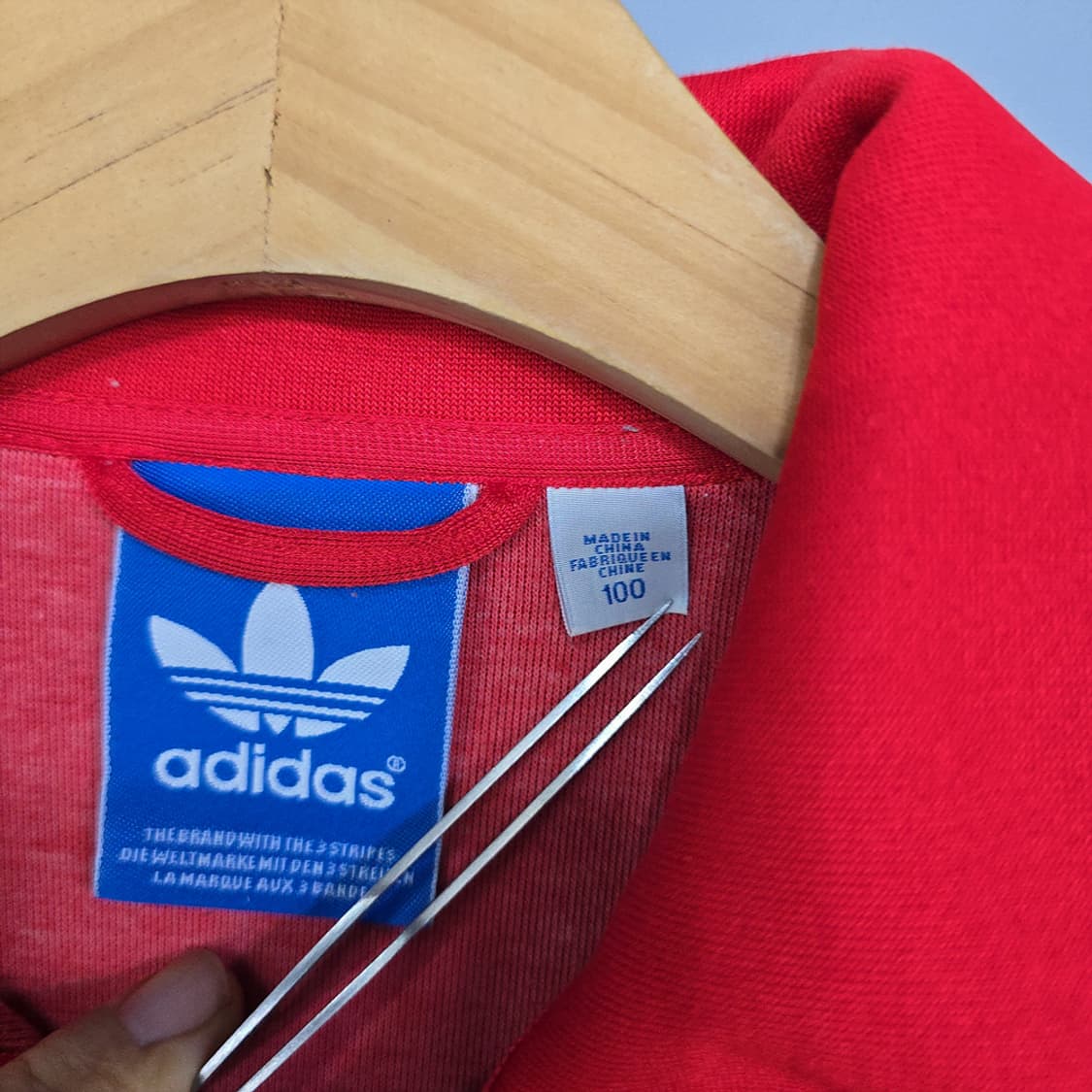 아디다스(adidas) 유로파 파이어버드 트랙탑 레드 100 상품이미지4