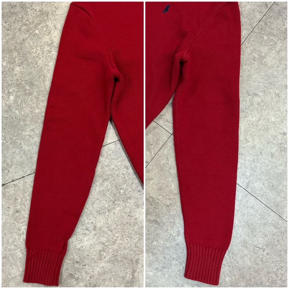 폴로 랄프로렌 버튼 니트 레드 S #csz2686 상품이미지9