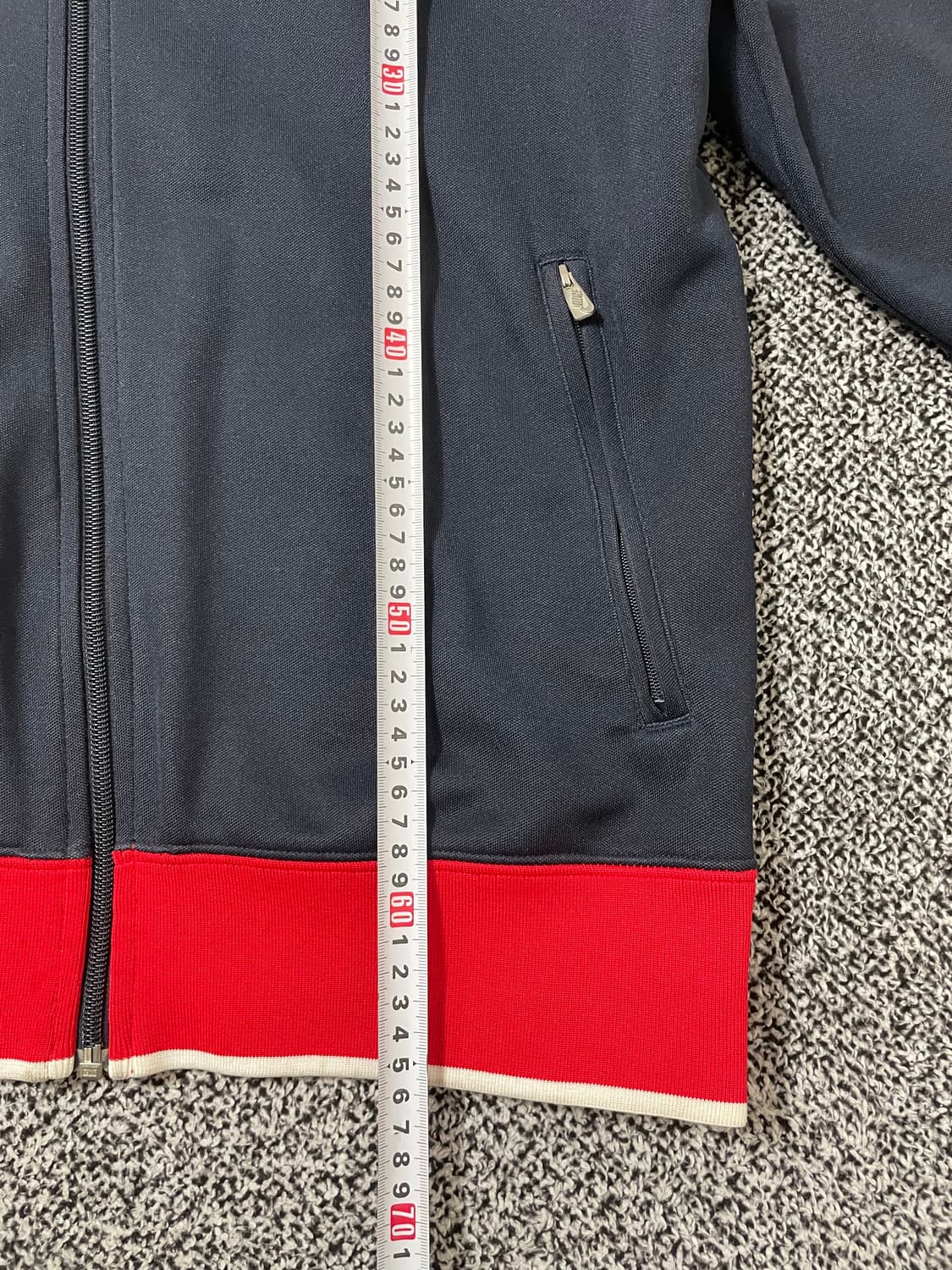 빈티지9. 나이키 올드스쿨 레드네이비 배색 트랙탑 져지 희귀사이즈 상품이미지6