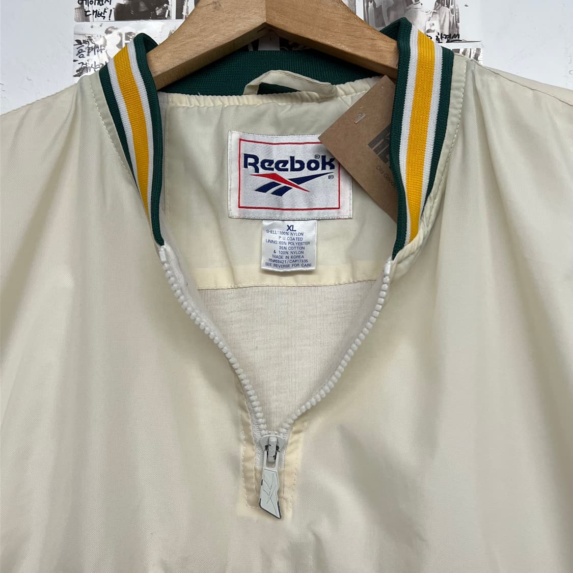 90's 리복 '패커스' 쿼터집 웜업 상품이미지3