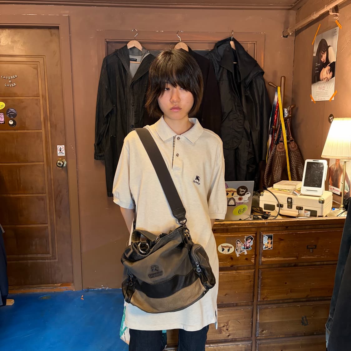00S BURBERRY BLUE LABEL 버버리 블루라벨 레더백 상품이미지7