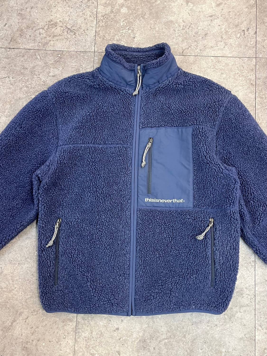 디스이즈네버뎃 플리스 자켓 블루 S #csz2310 상품이미지5