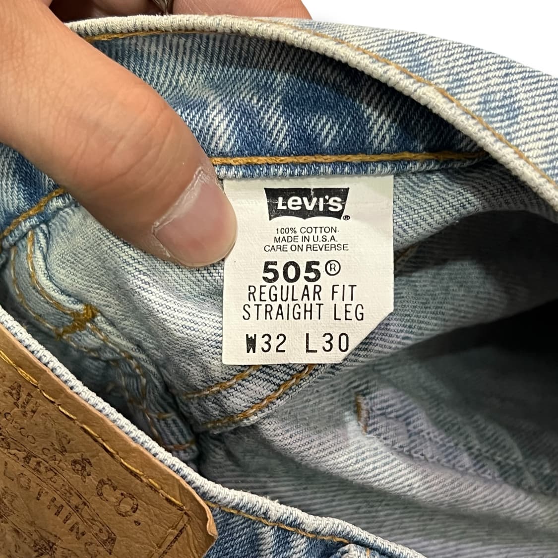  USA 리바이스 505 데님팬츠 y13639 상품이미지8