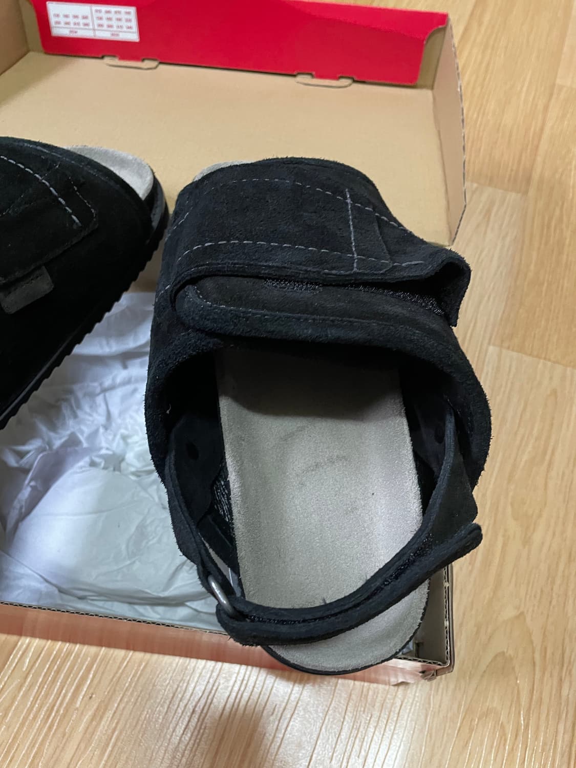 폴리테루 점보 슬라이더 샌들 블랙 (사이즈M) 상품이미지6