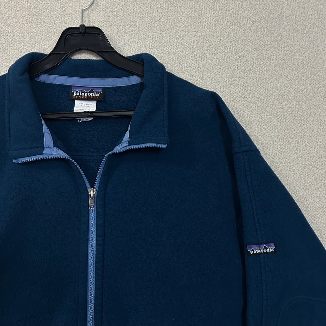  (XL) 파타고니아 신칠라 플리스 네이비 집업 상품이미지3
