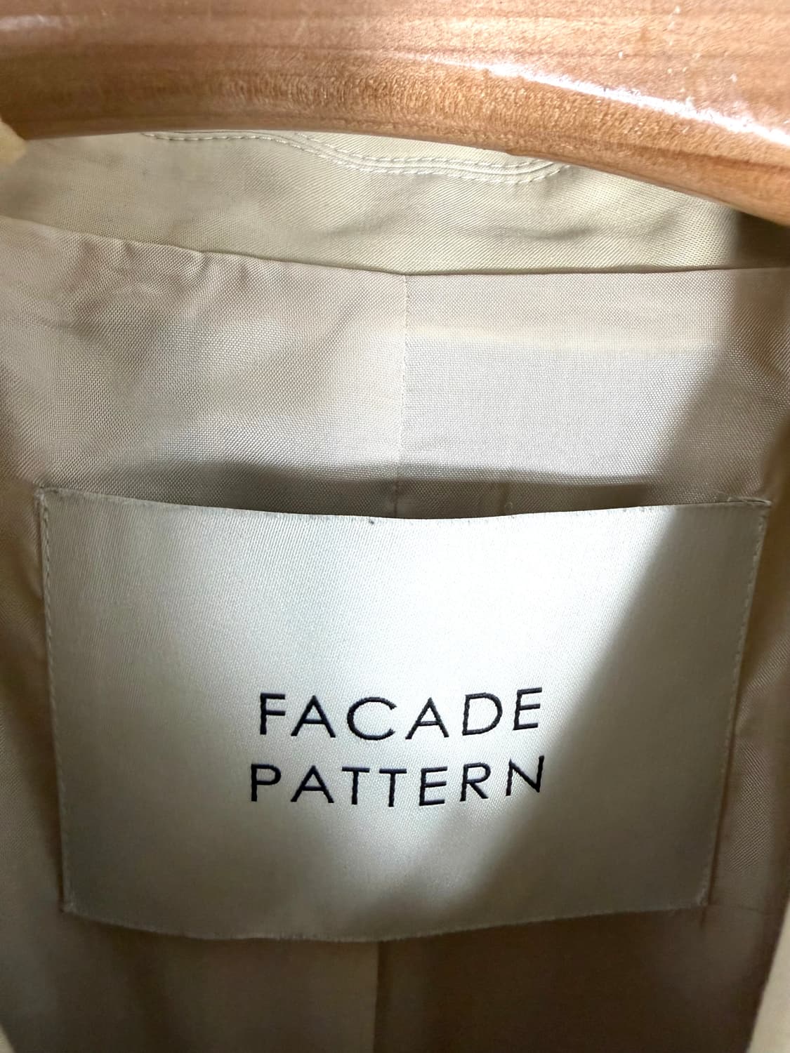 파사드패턴 파사드패턴코트 파사드패턴자켓  상품이미지3