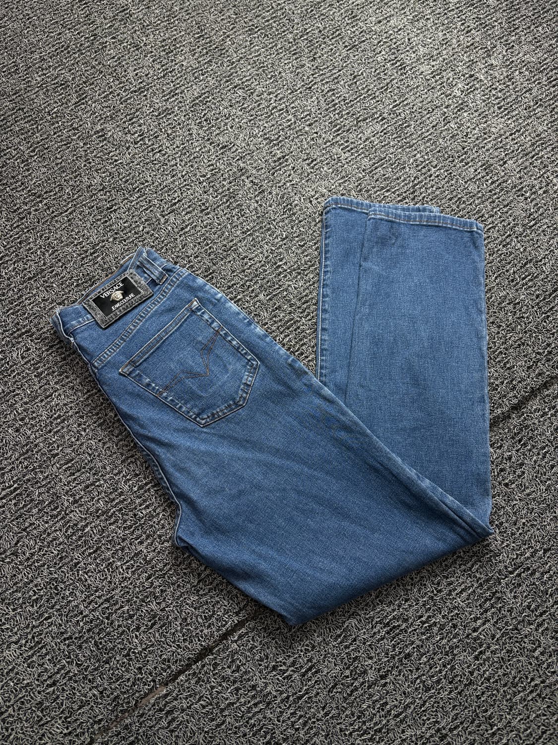 90s 베르사체 아카이브 메두사 루즈핏 데님 팬츠 2244 상품이미지1