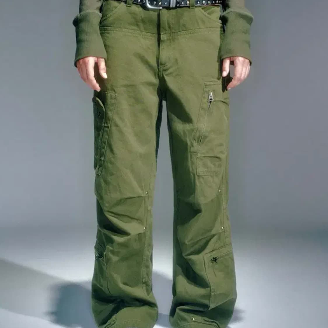 s)베이컨트 아카이브 페드리 워크 팬츠 카키 상품이미지1