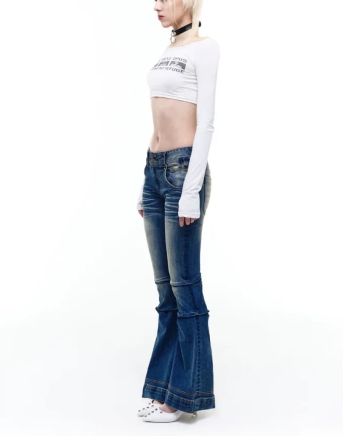 오퍼스0012 STUNNER FLARE DENIM PANTS 데님 부츠컷 상품이미지3