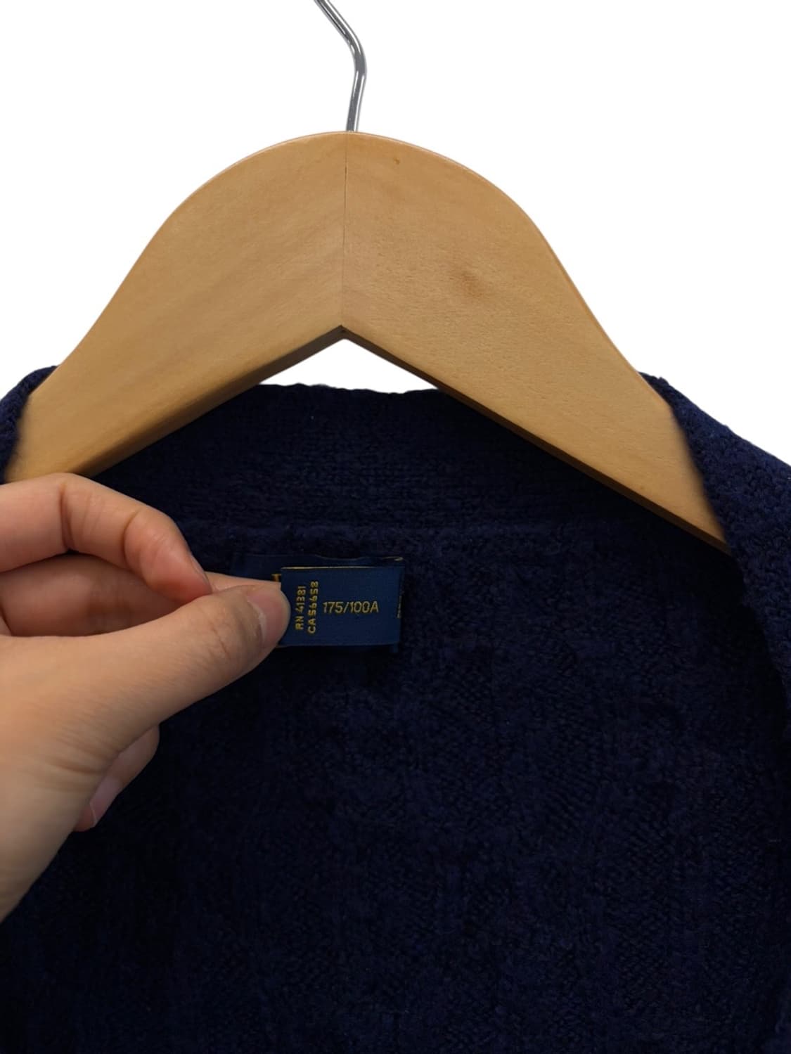 폴로 코튼 가디건 (XL)  상품이미지4