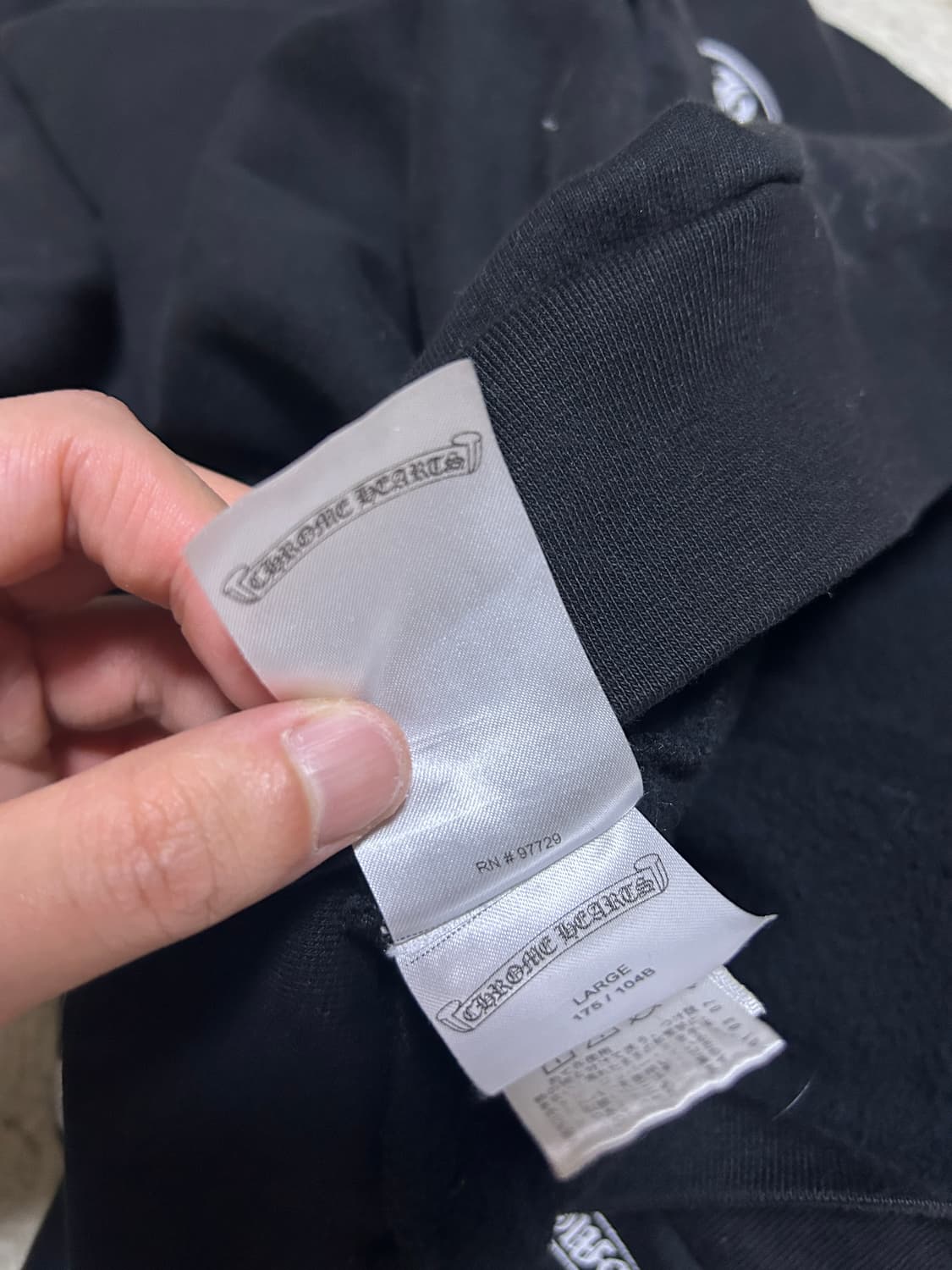 [L] 크롬하츠 홀스슈 오사카 후드티 상품이미지10