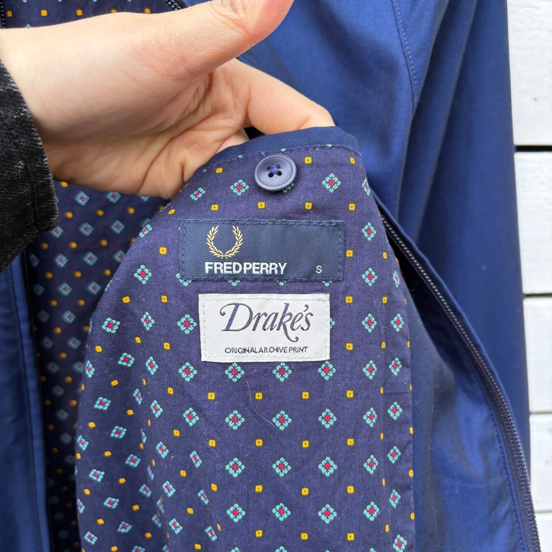 Drakes x Fred Perry 드레익스 x 프레드페리 해링턴 자켓 상품이미지6