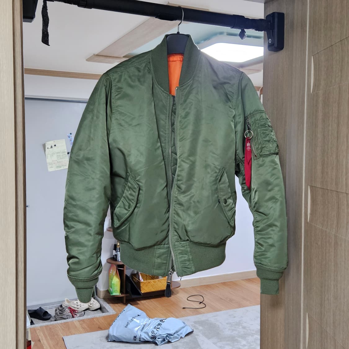 알파인더스트리 MA1 세이지그린 레귤러 s 상품이미지1