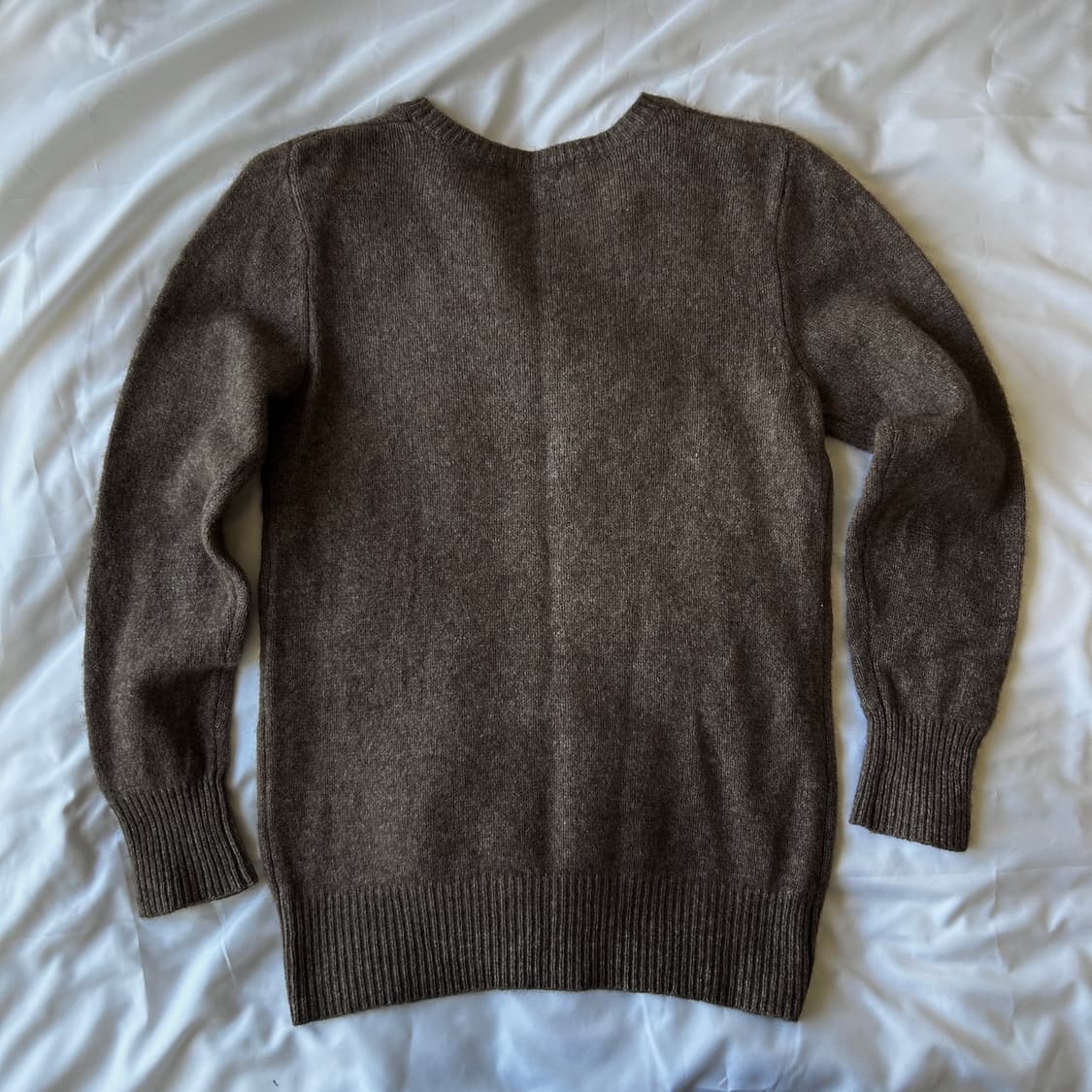 빈티지 울 브라운 니트 상품이미지5