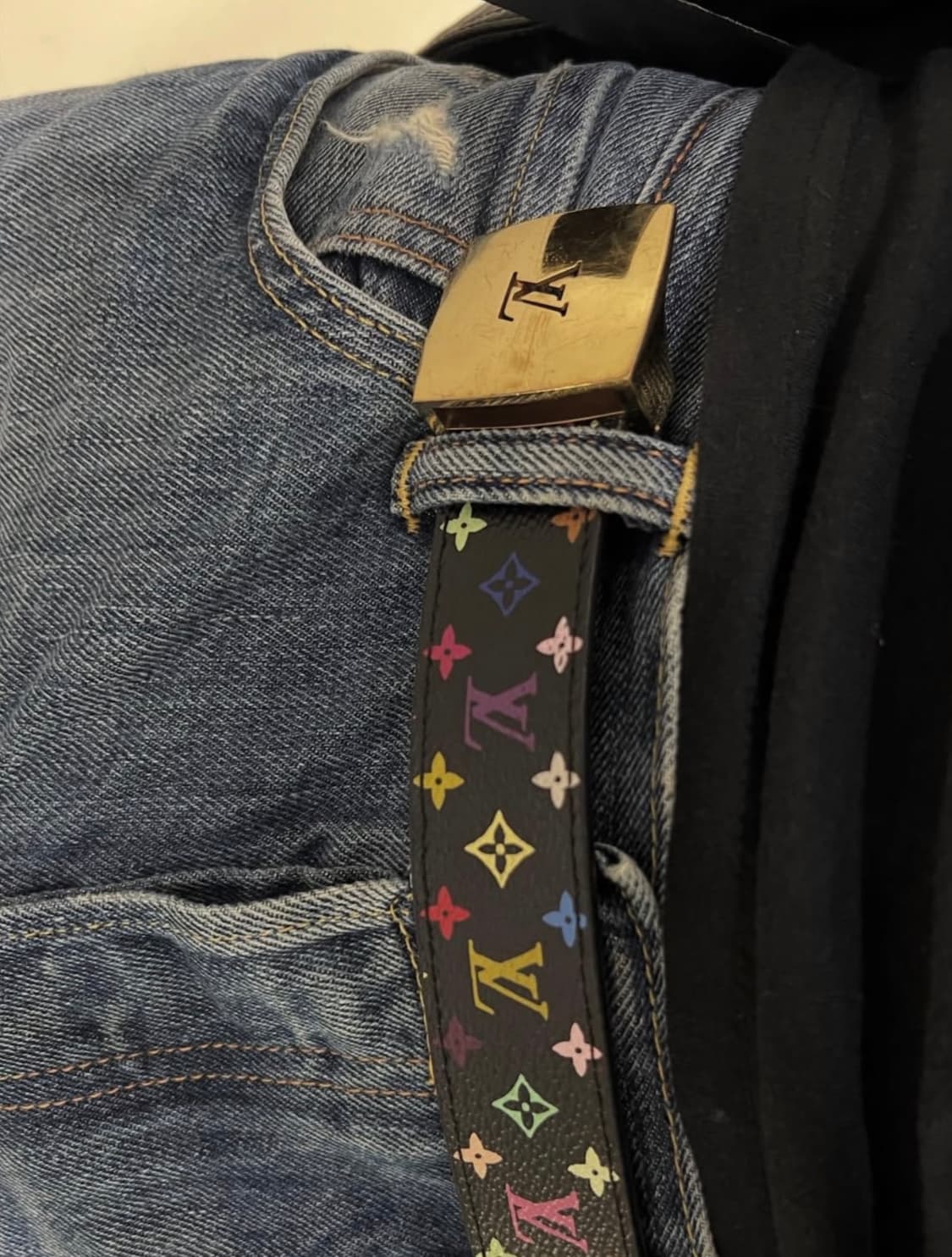 S/S 2003 루이비통X무라카미 타카시 멀티컬러 모노그램 벨트 상품이미지1