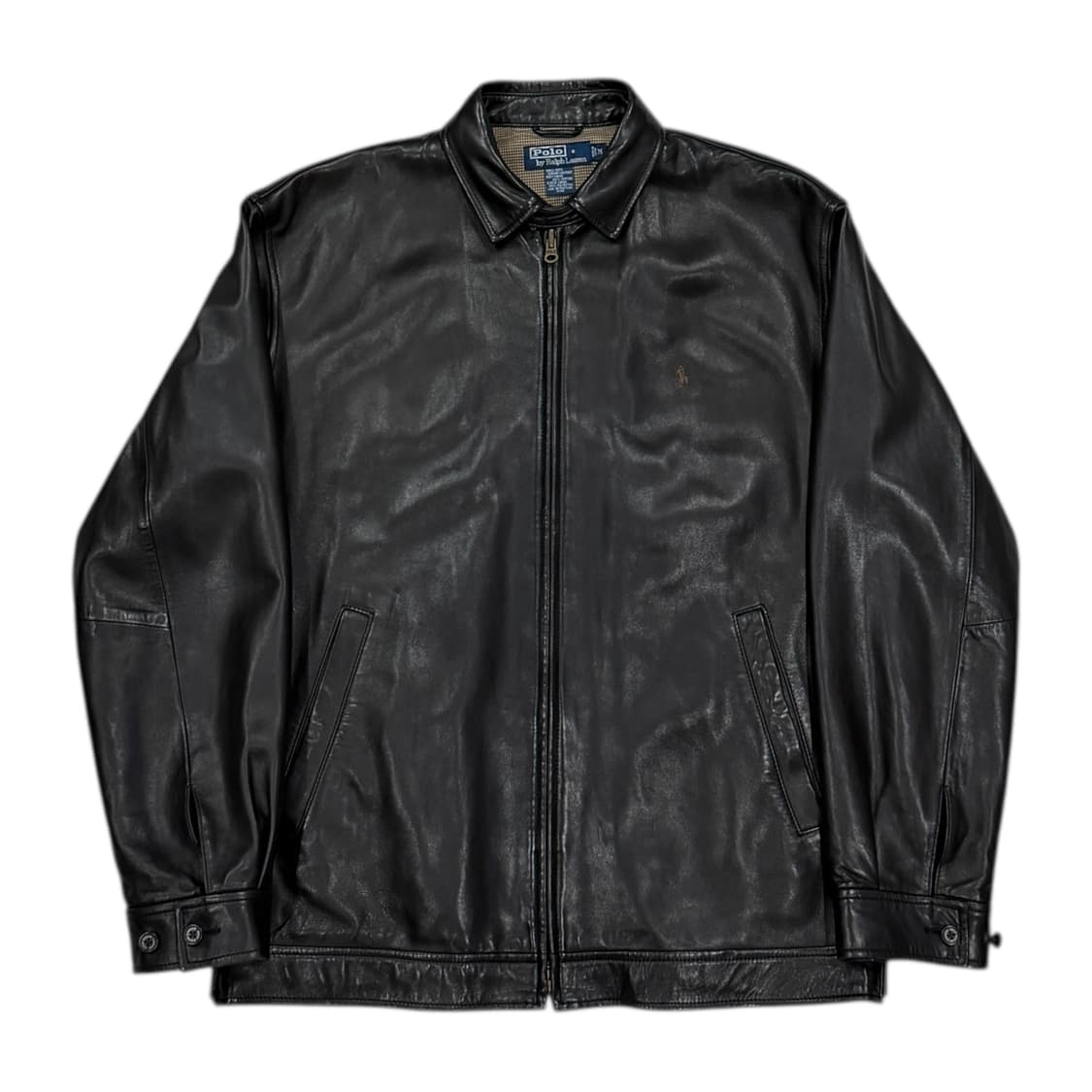 폴로 랄프로렌 맥스웰 램스킨 가죽 레더자켓 브라운 M 상품이미지1