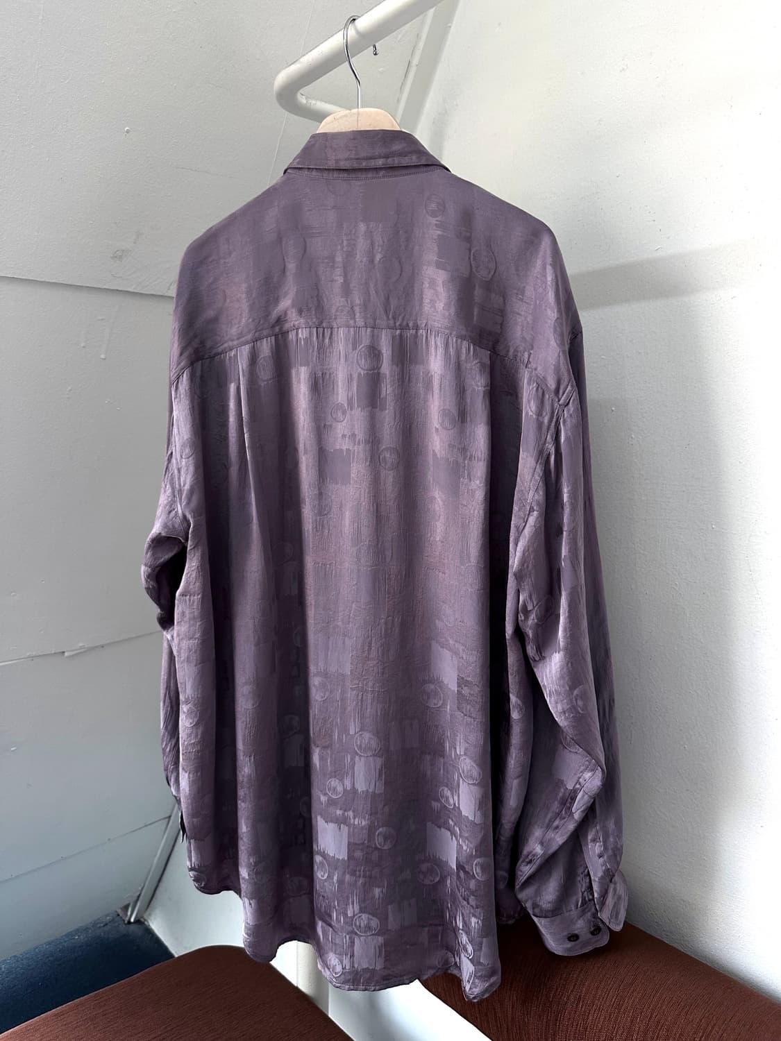 Light silk loose design shirt 상품이미지3