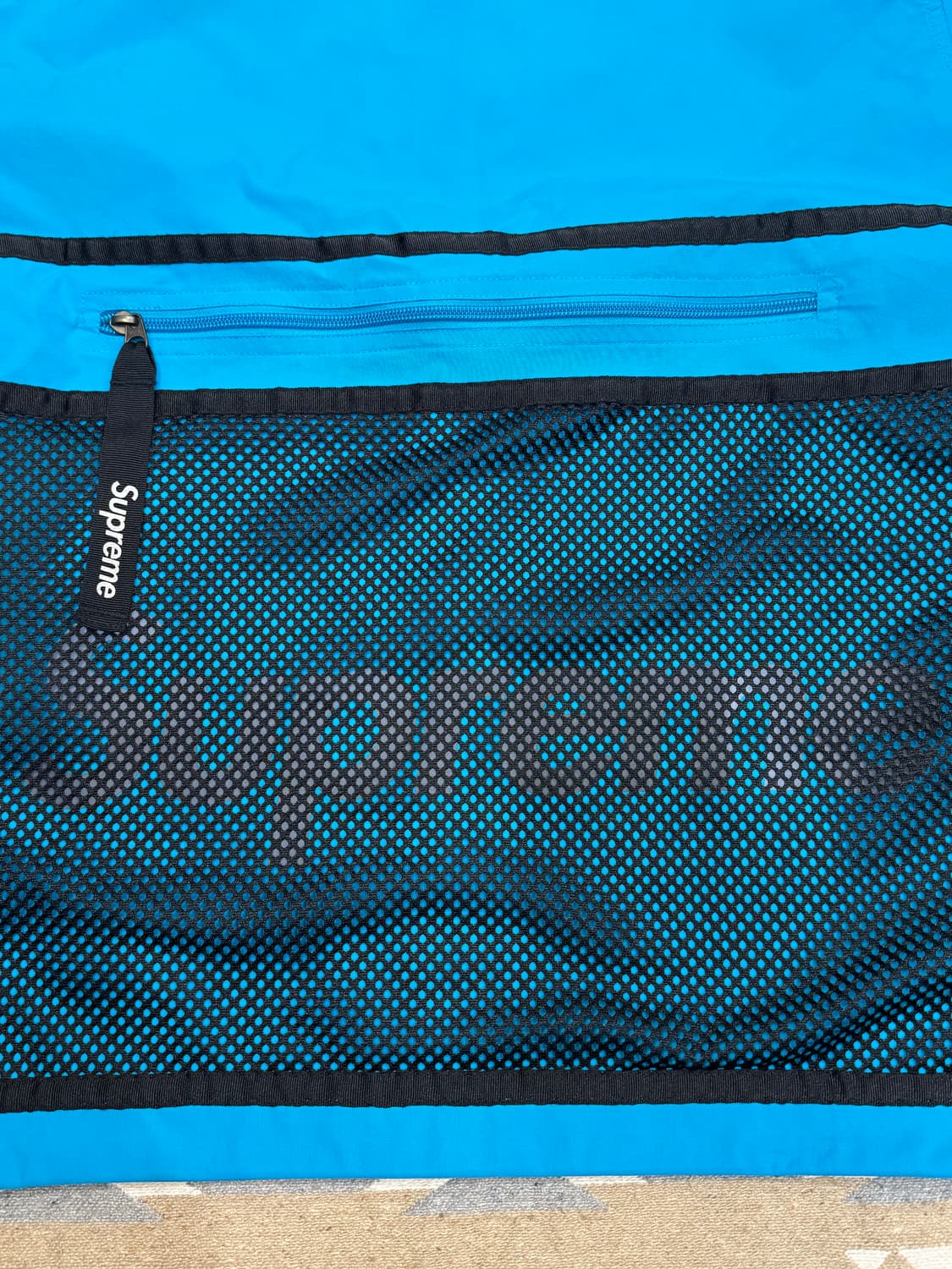 [M][100] 슈프림 x 나이키 트레일 런닝 자켓 블루 상품이미지7