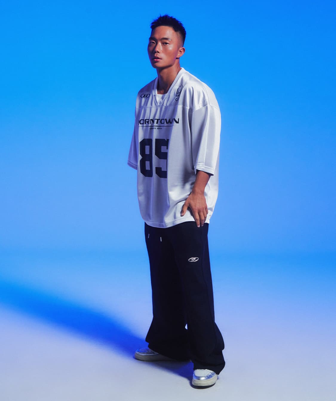 본투윈 럭비티 실버 2번사이즈 팝니다! 상품이미지2