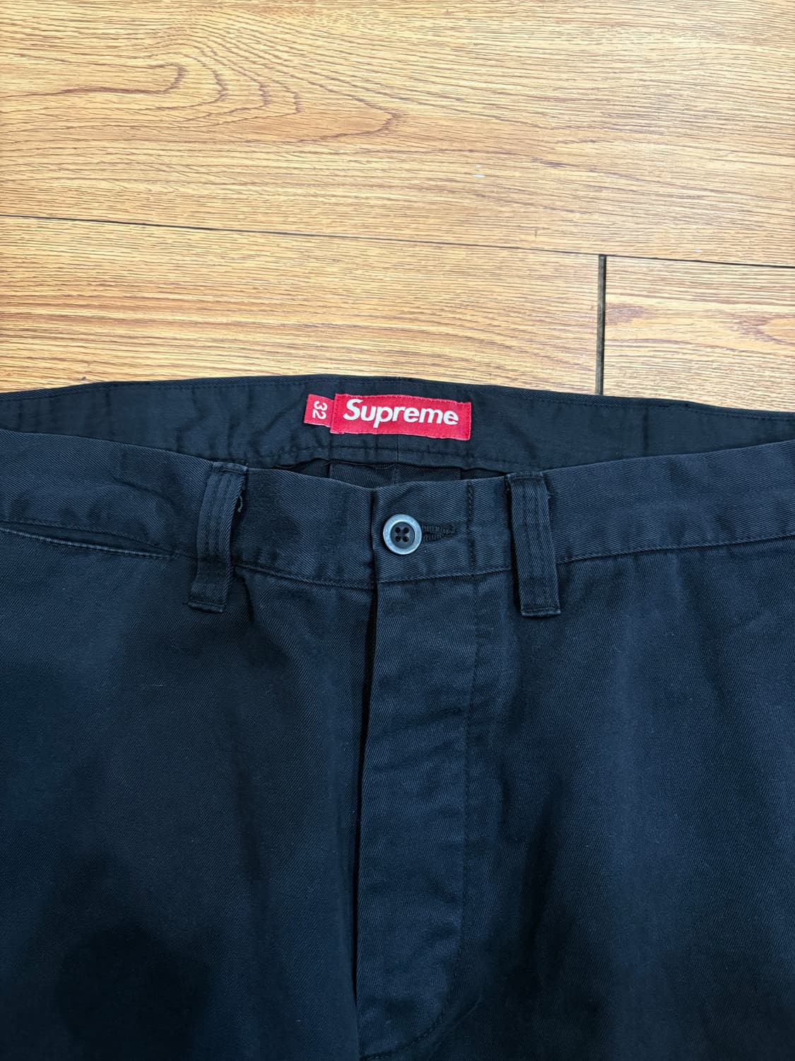 25fw 슈프림 핀업걸 치노팬츠 블랙 상품이미지6