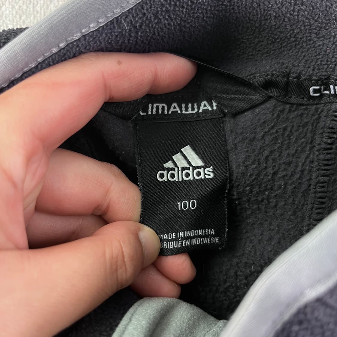 100 아디다스 플리스 풀집업 자켓 상품이미지3