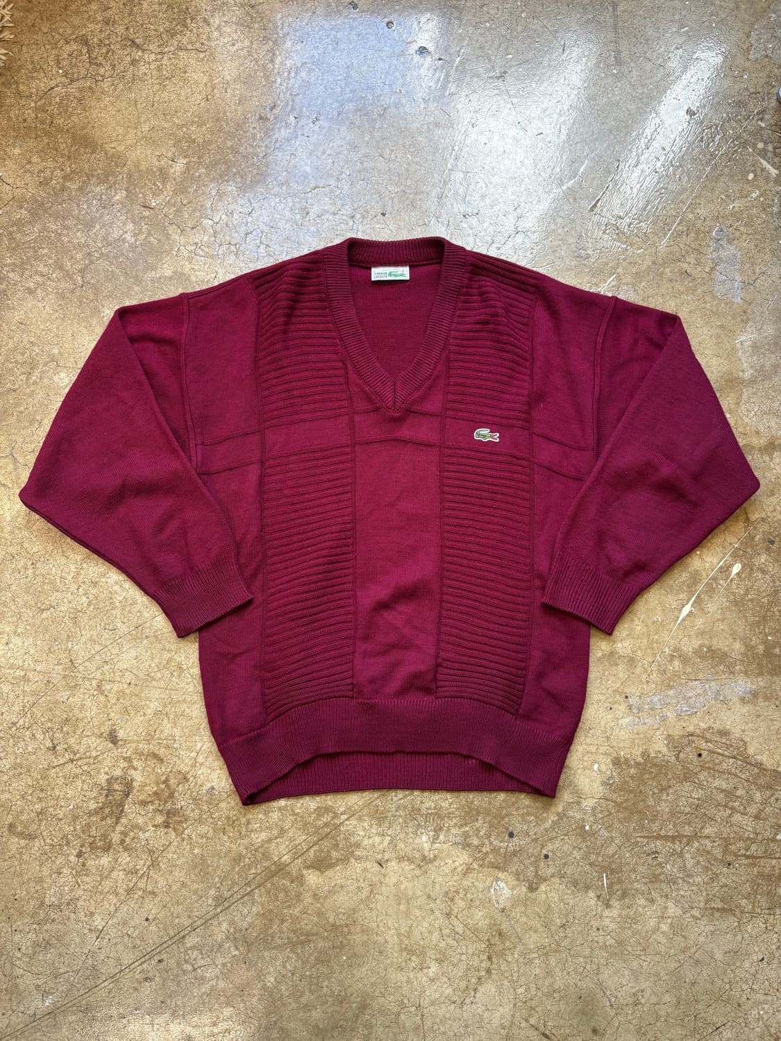 80s 프랑스 생산 라코스테 니트 상품이미지1