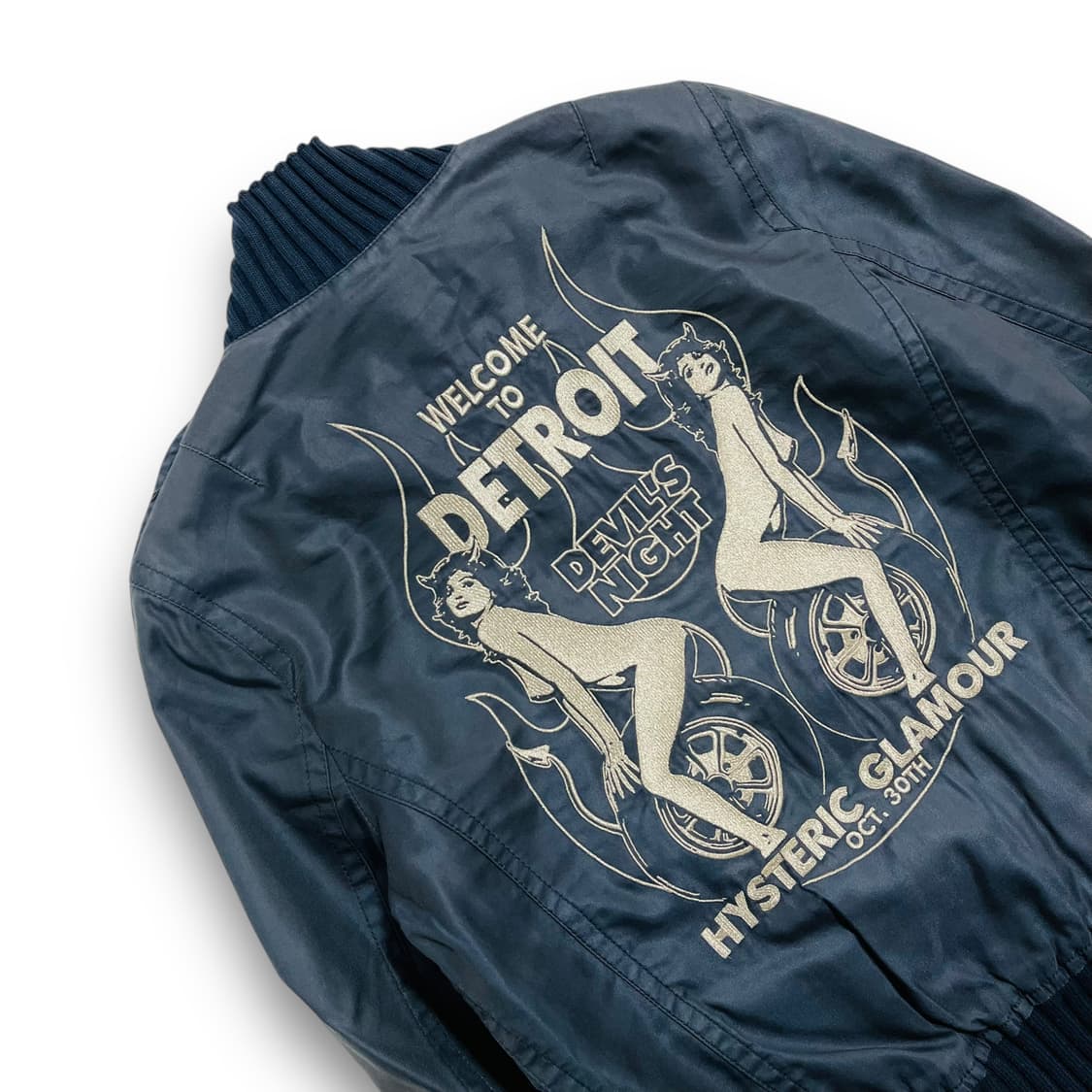 히스테릭 글래머 데빌걸 나이트 펑크 봄버 자켓 상품이미지3