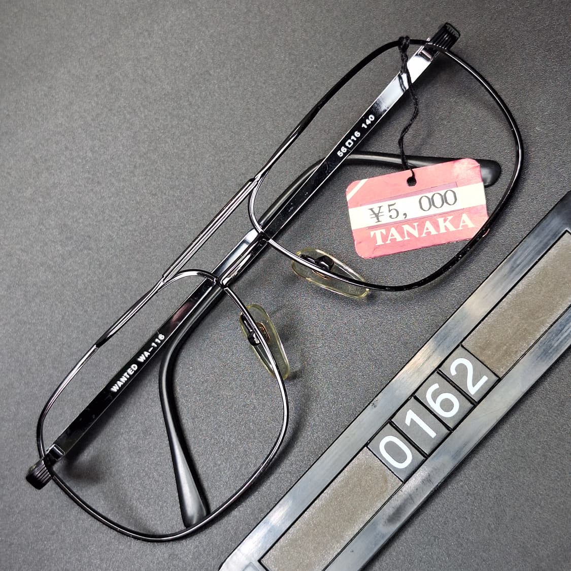 일본 빈티지 데드스톡 미사용/56mm 안경테 Wanted wa-116  상품이미지1