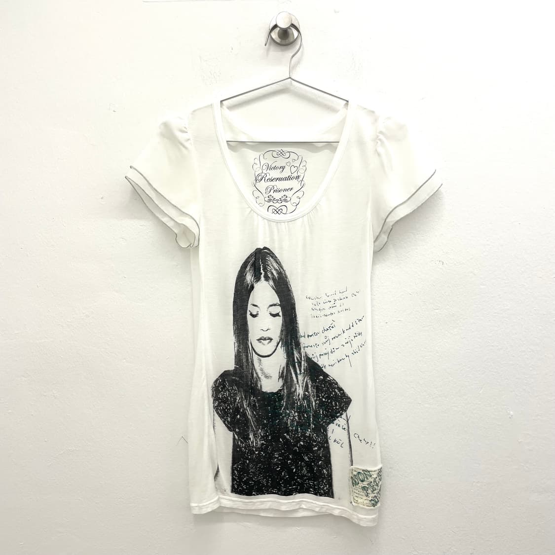 graphic face print flutter Top 상품이미지1