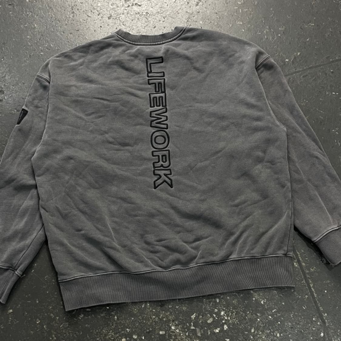 100 라이프워크 피그먼트 맨투맨 셋업 상품이미지3