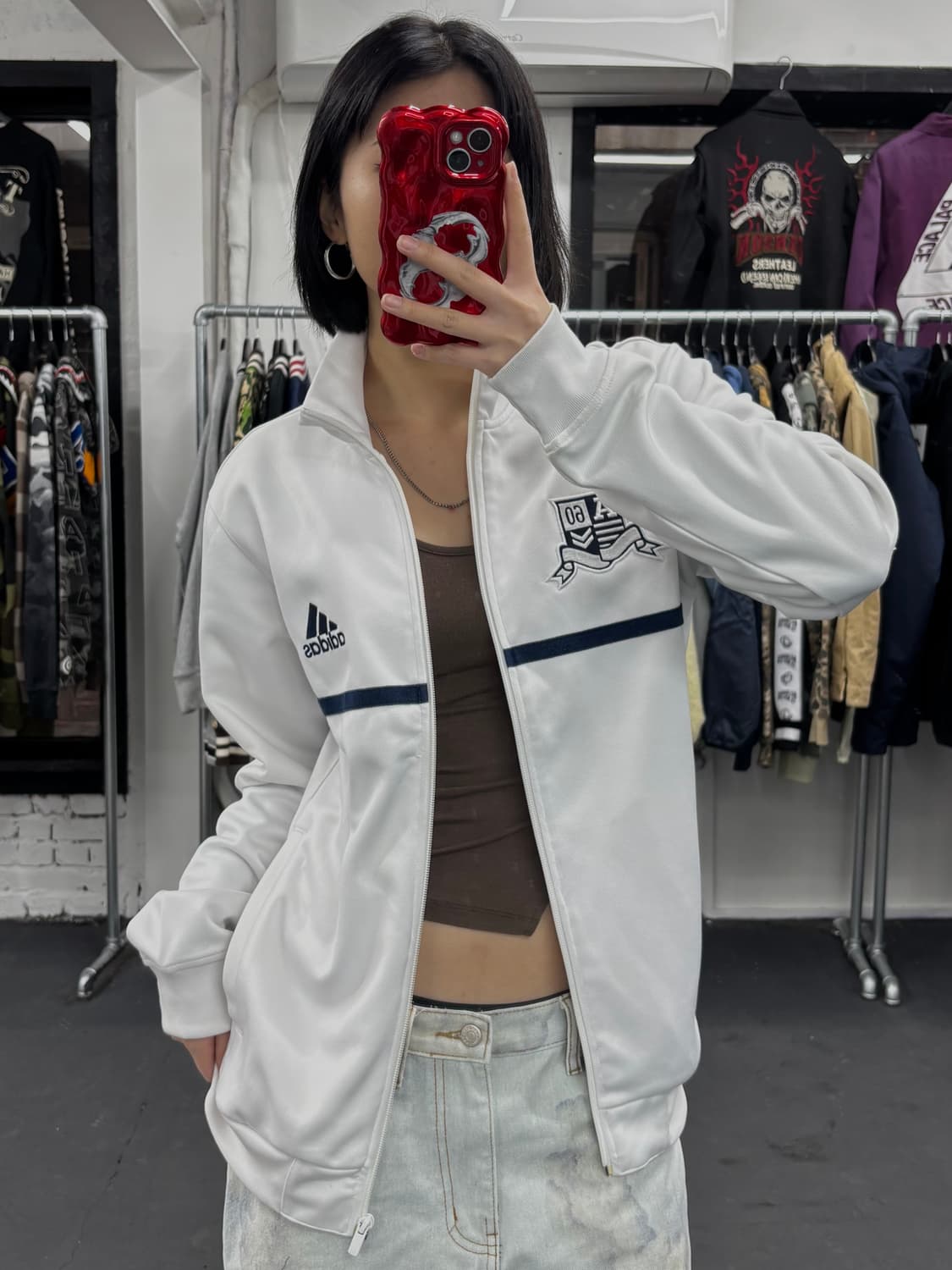 아디다스 화이트 져지 상품이미지2