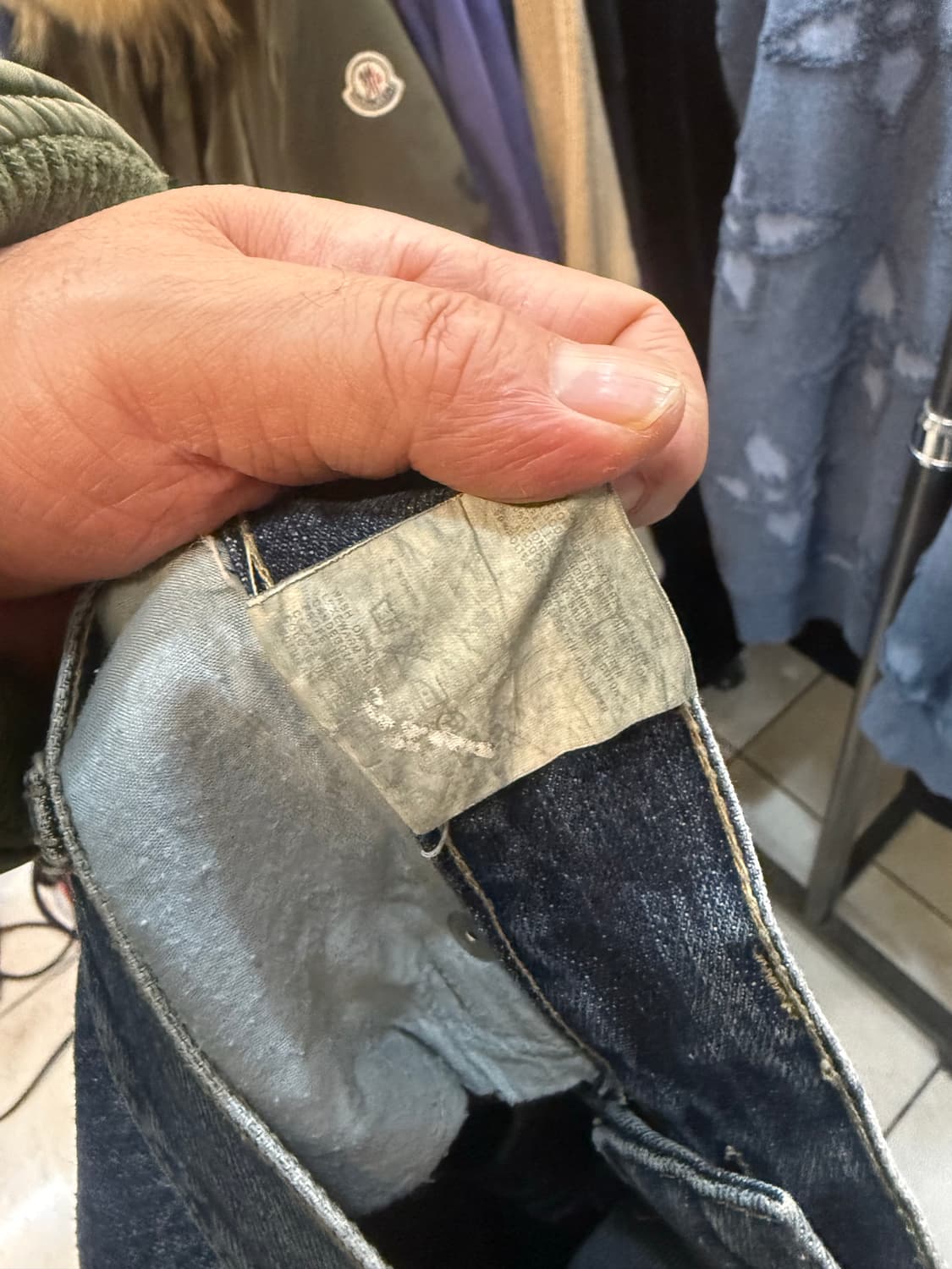 33 정품 베르사체 데님바지 팝니다 상품이미지4