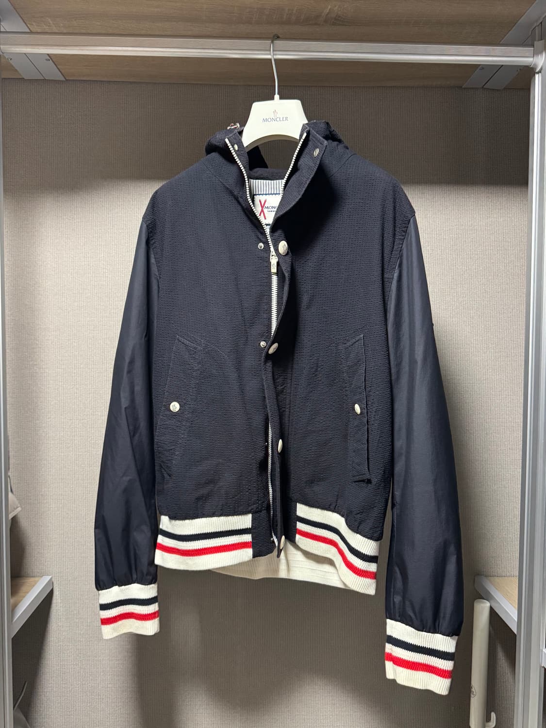 [3] 몽클레어 감마블루 집업자켓 네이비 상품이미지1
