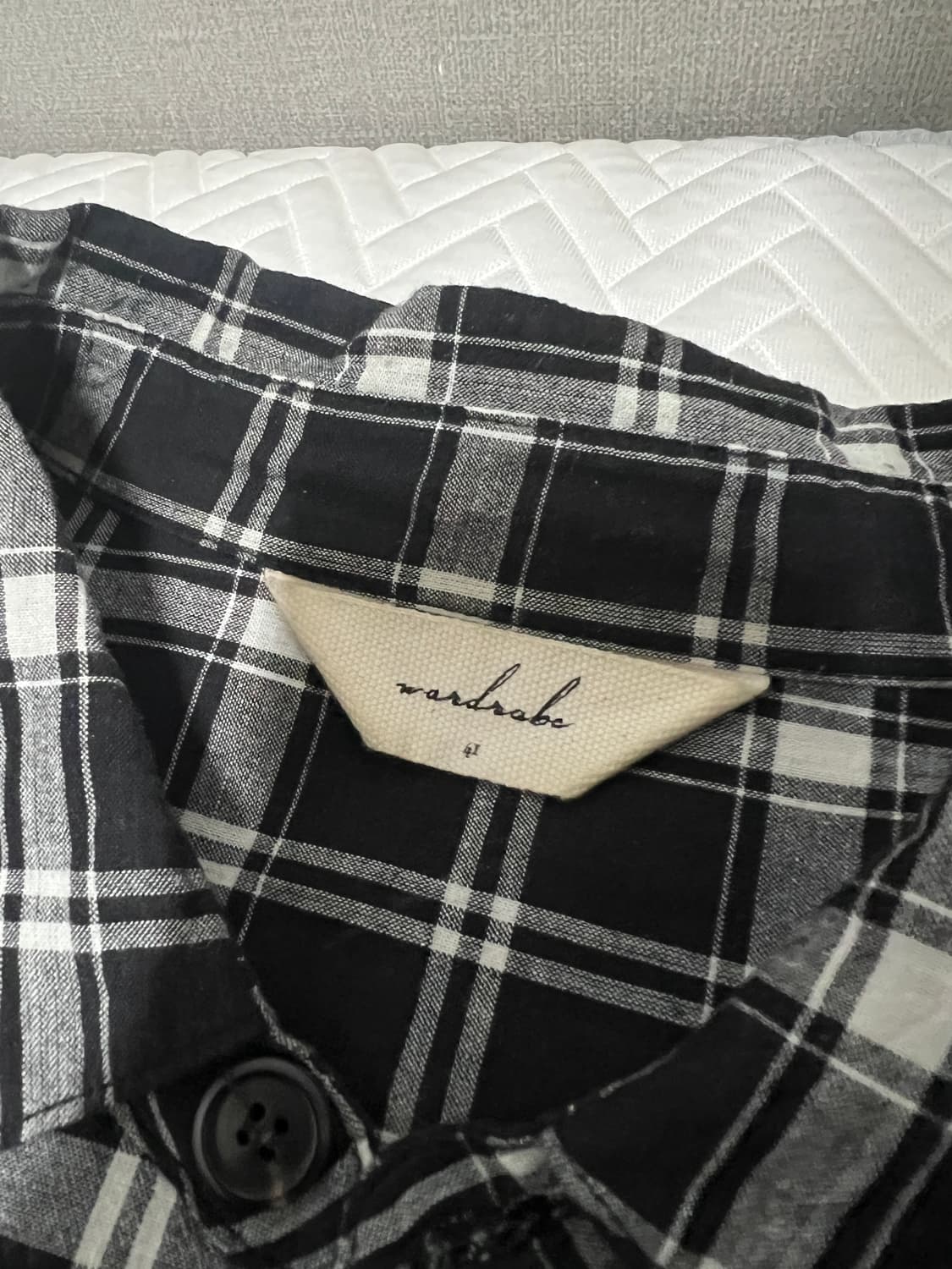 워드로브41 Ville check shirts tartan L사이즈 판매 상품이미지2