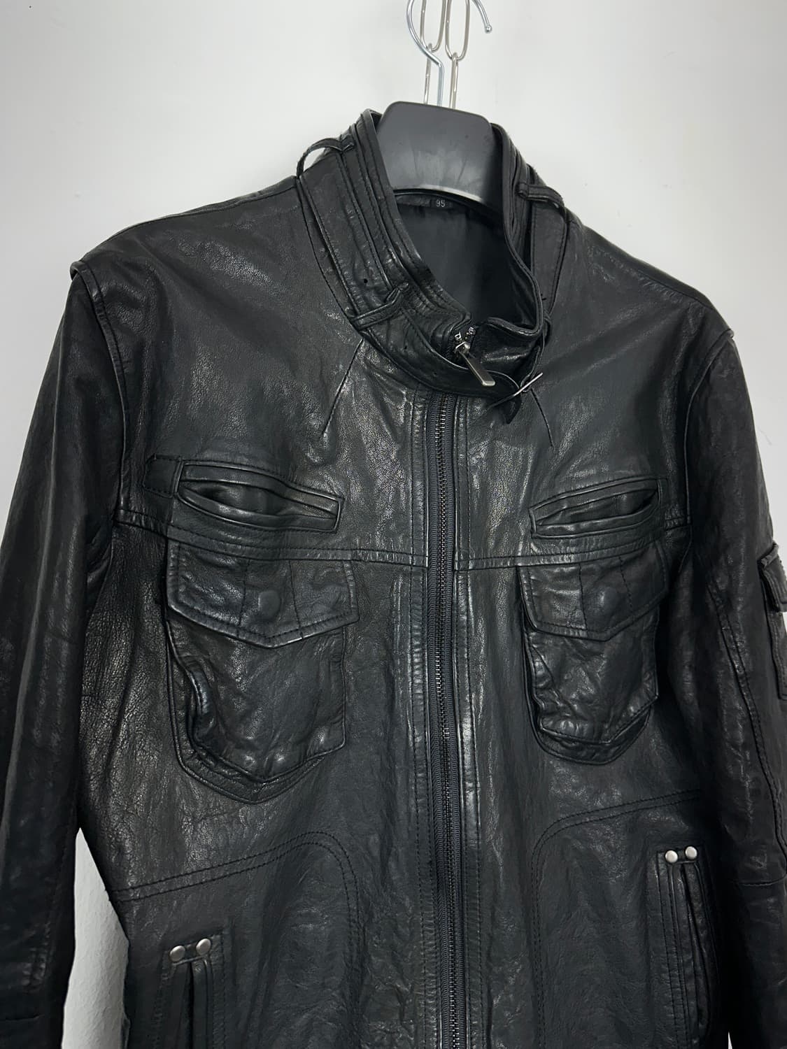 Italy Lambskin Pocket Detail Jacket 상품이미지4