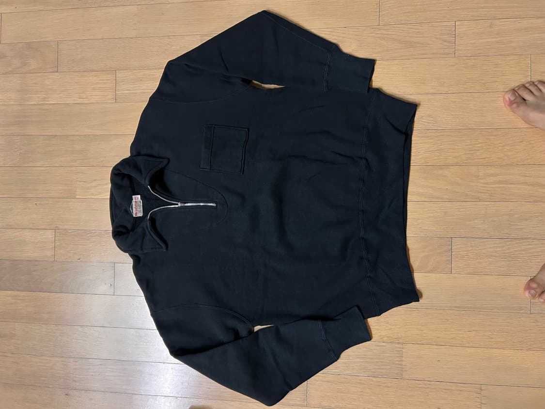 웨어하우스 반집업 블랙42사이즈 상품이미지1