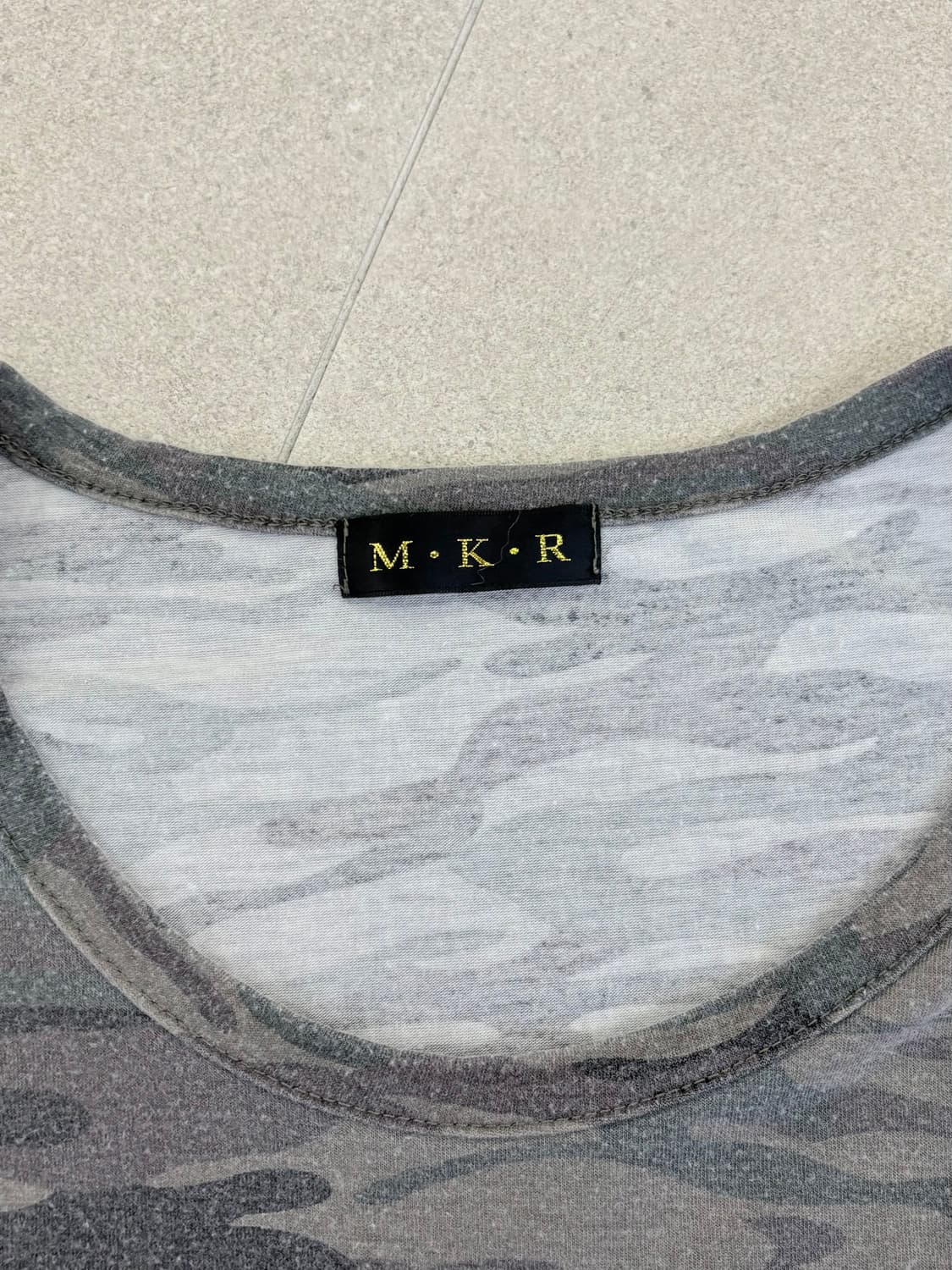 M.K.R 밀리터리 오프숄더 반팔 상품이미지6