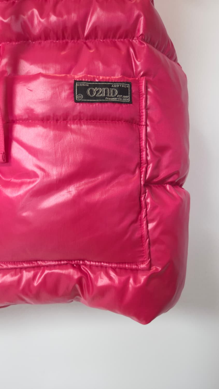 한섬 오즈세컨 2024 구스다운 후드  패딩 베스트 44~55 상품이미지6