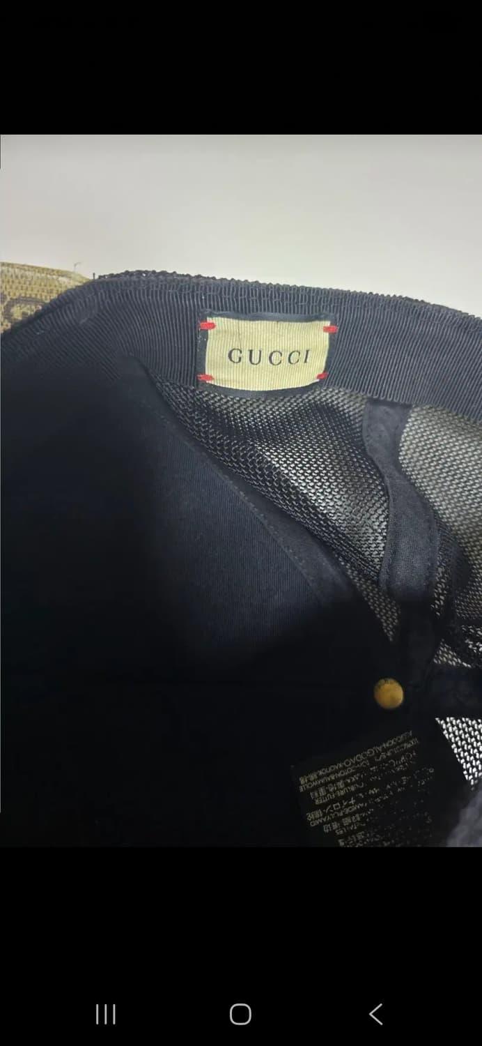 구찌 GG 타이거 볼캡 모자XL 상품이미지5