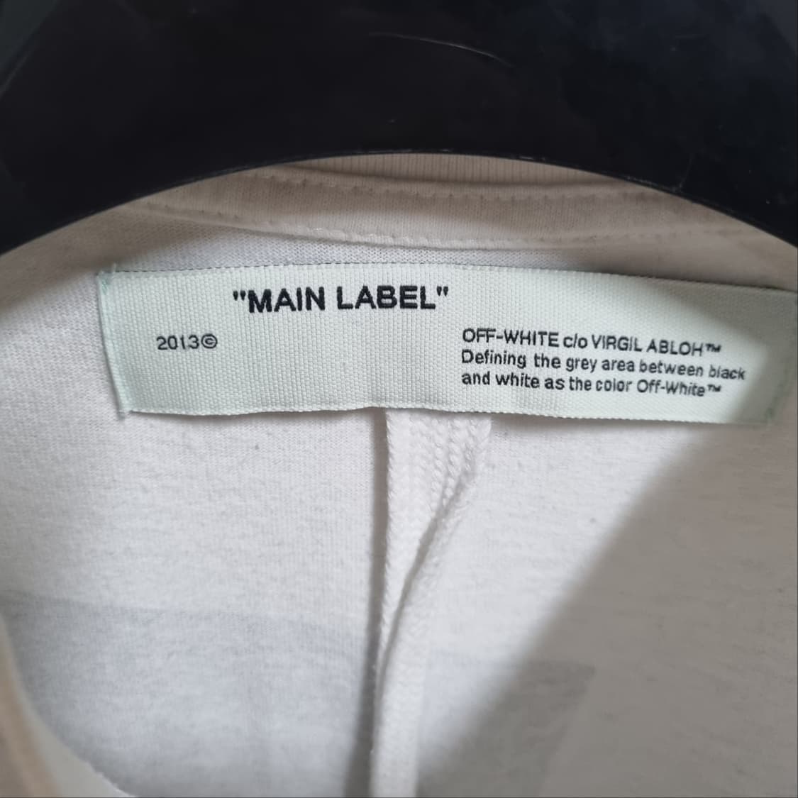 오프화이트 버질아블로 오버 슬라브 티 상품이미지5