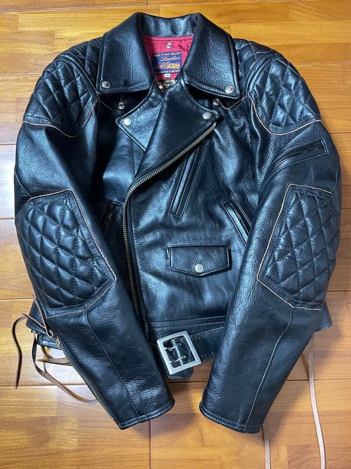 플랫헤드 더블라이더 레더자켓 40 상품이미지4