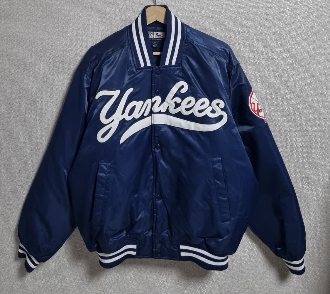 오버핏 M ) MLB 엠엘비 쿠퍼스타운 뉴욕양키스 스타디움자켓 상품이미지1