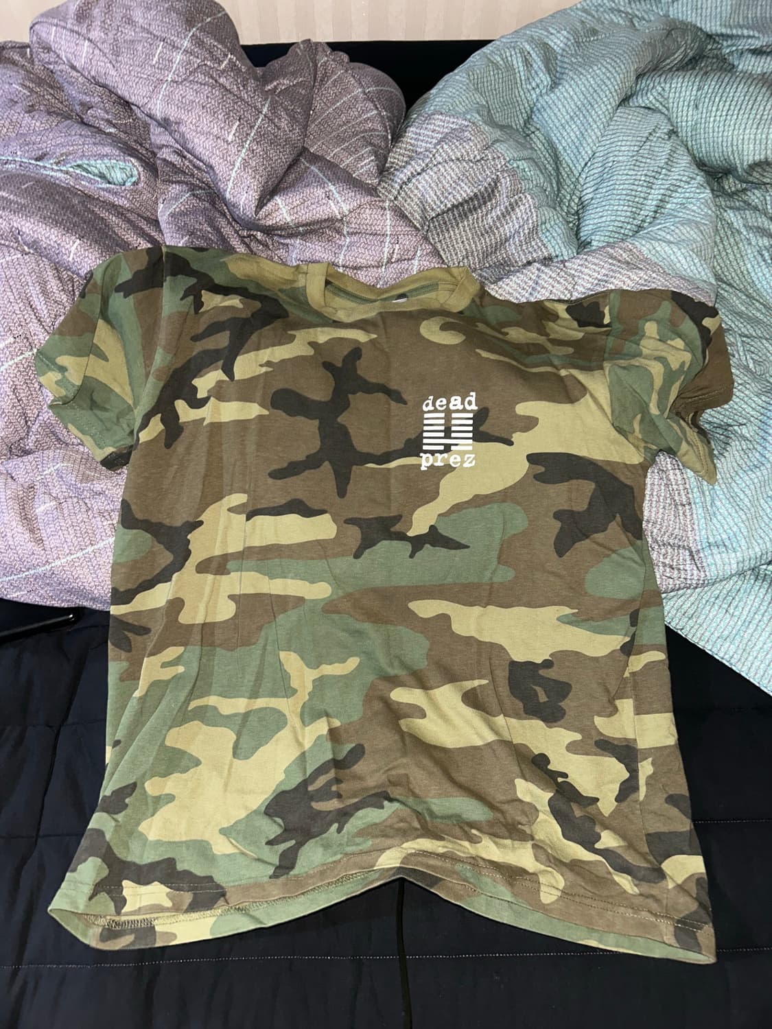 Supreme dead prez camo half tee (M) 상품이미지1
