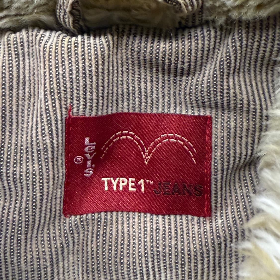 리바이스 털 카라 브라운 자켓 95 상품이미지5